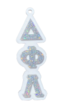 Glitter Tiki Pendent Necklace