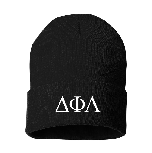 Beanie - Embroidered Greek Letters