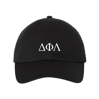 Baseball Cap - Embroidered Greek Letters